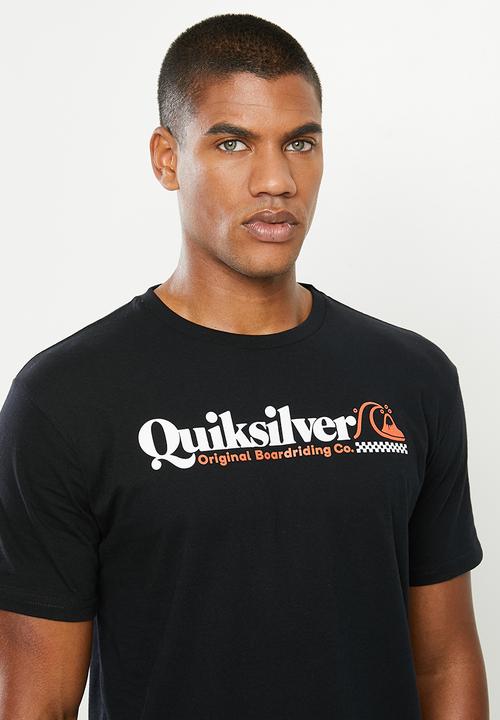 Quiksilver - Check yo self short sleeve tee - black