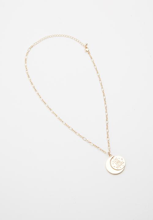 Cotton On - Bead necklace and bracelet set - gold