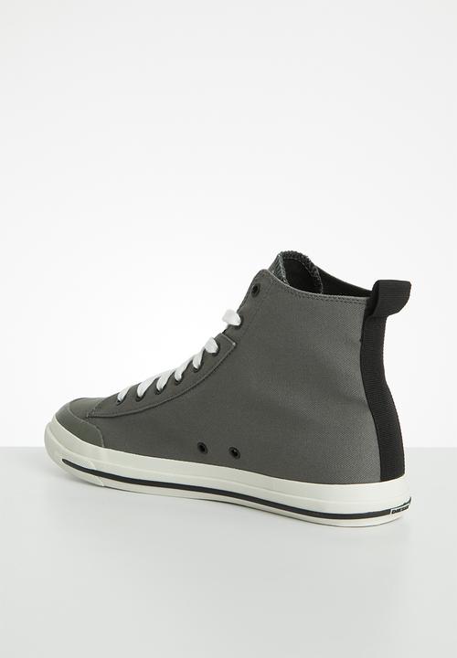 Diesel  - S-astico mid cut sneakers - gunmetal