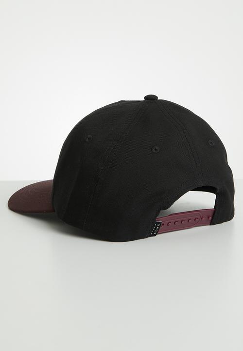 Billabong  - Wallride cap - black & burgundy