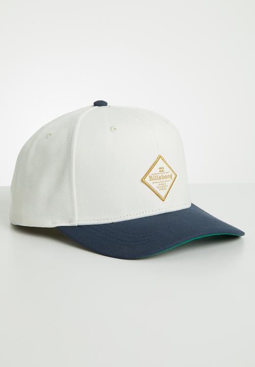 Billabong  - Mixed snapback - white & navy