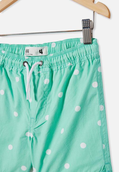 Cotton On - Volly short - spot/mint breeze