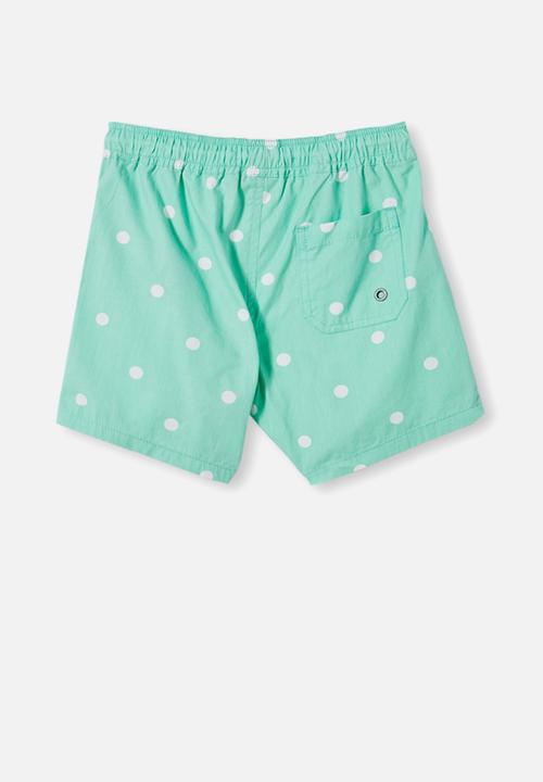 Cotton On - Volly short - spot/mint breeze