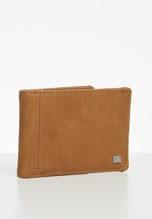 Billabong  - Revival slim line wallet - tan
