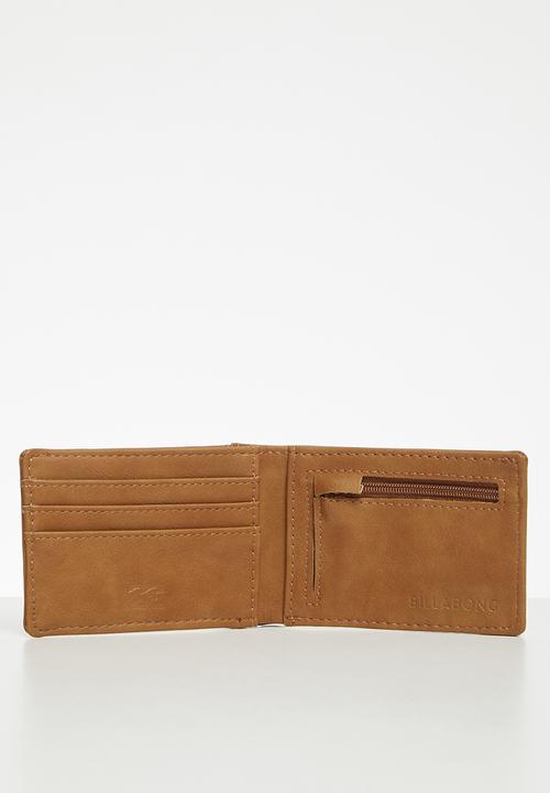 Billabong  - Revival slim line wallet - tan