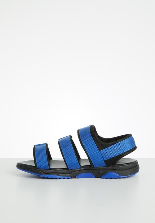 Pop Candy - Boys wjk sandal - black & Blue 