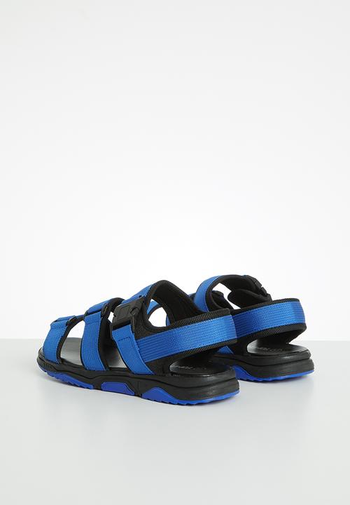 Pop Candy - Boys wjk sandal - black & Blue 
