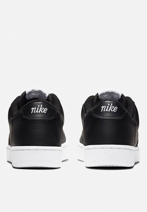 Nike - Court Vintage premium  - black/white-total orange