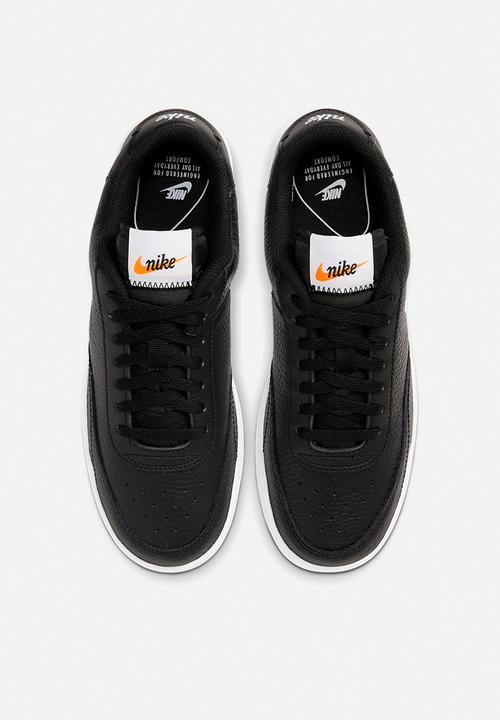 Nike - Court Vintage premium  - black/white-total orange