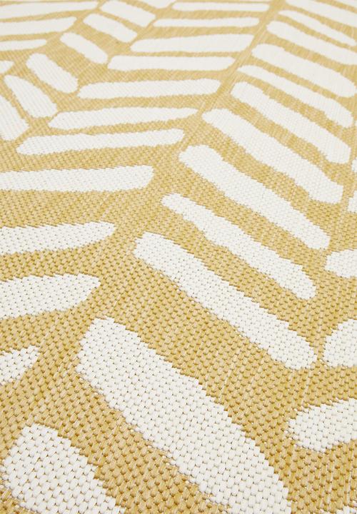 Hertex Haus - Chevy woven outdoor rug - lemon