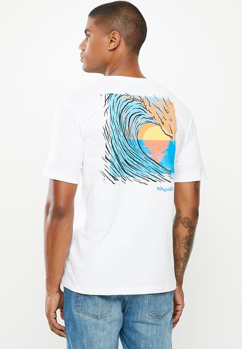Rip Curl - Blazed and tube tee - white