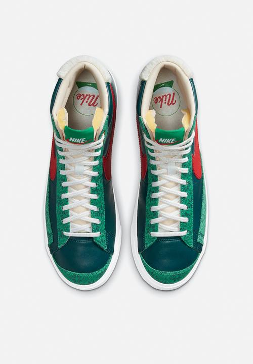 Nike - Blazer mid '77 vintage  - dk atomic teal/university red