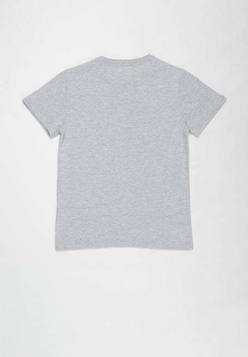 Rebel Republic - Tween boys cube tee - grey 