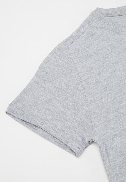 Rebel Republic - Tween boys cube tee - grey 