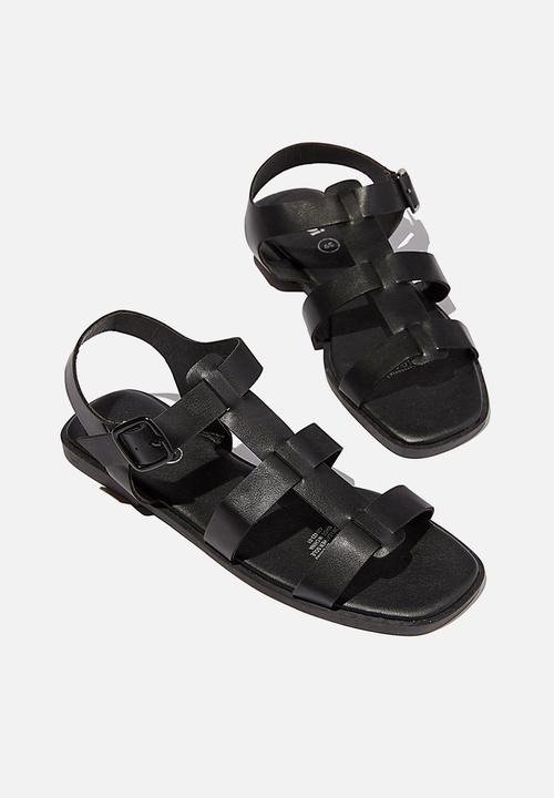 Cotton On - Marley chunky gladiator sandal - black