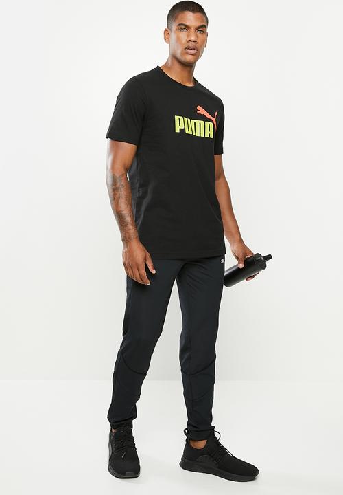 PUMA - Ess 2 col logo tee - puma black
