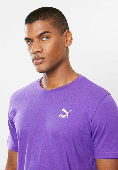 PUMA - Classics logo tee - ultra violet