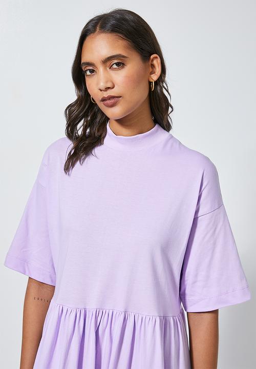 Superbalist - Babydoll T-shirt dress - lilac