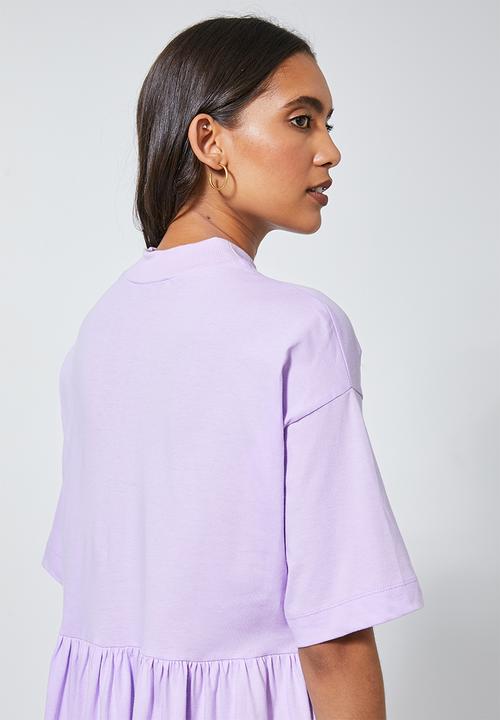 Superbalist - Babydoll T-shirt dress - lilac