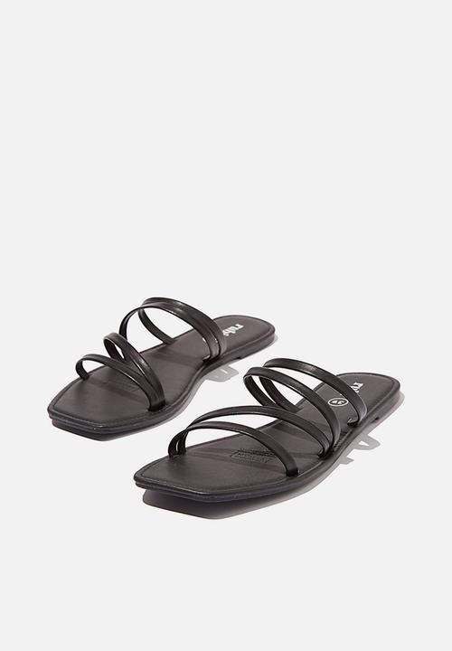 Cotton On - Natalie strappy sandal - black