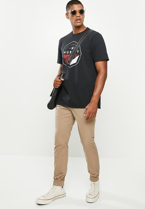 Hurley - Cre hasher short sleeve -black