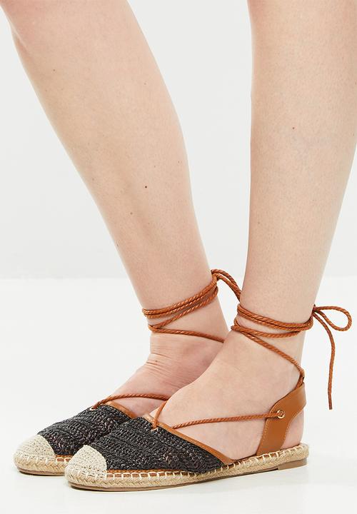 Butterfly Feet - Roxanne espadrille - black