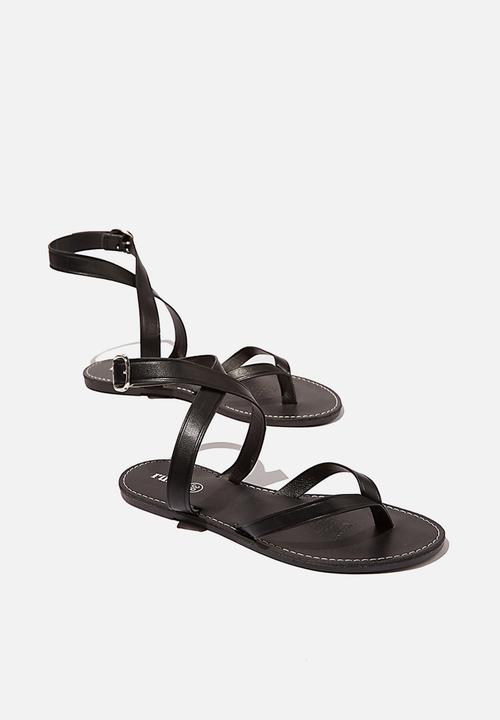 Cotton On - Rae thong sandal  - black