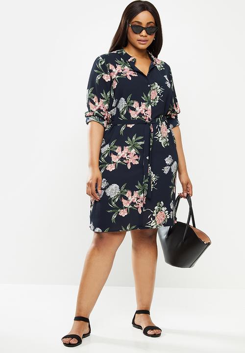 JUNAROSE - Saga shirt dress - multi
