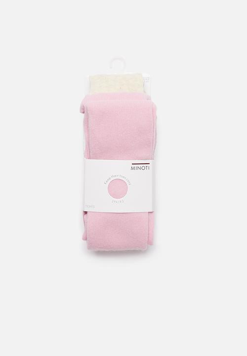 MINOTI - Girls tights - pink & neutral 