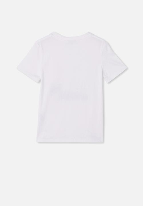Cotton On - Co-lab short sleeve tee -  lcn dis white / toy story squad