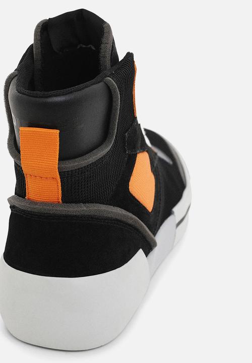 Diesel  - S-dese ms sneakers - black/flame orange