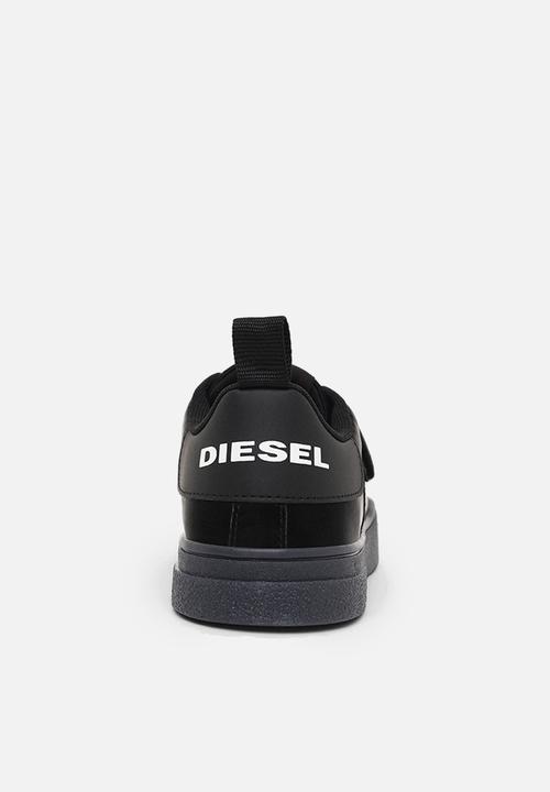 Diesel  - S-clever low strap w sneakers - black