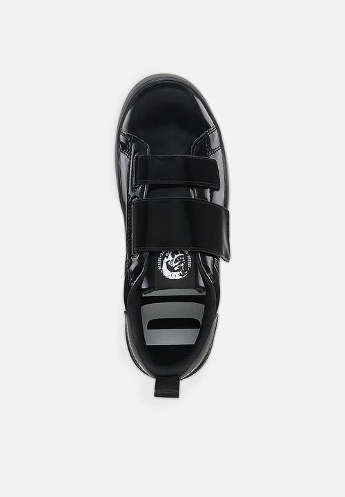 Diesel  - S-clever low strap w sneakers - black