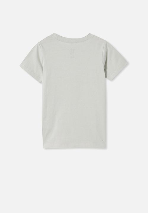 Cotton On - Short sleeve license1 tee - grey