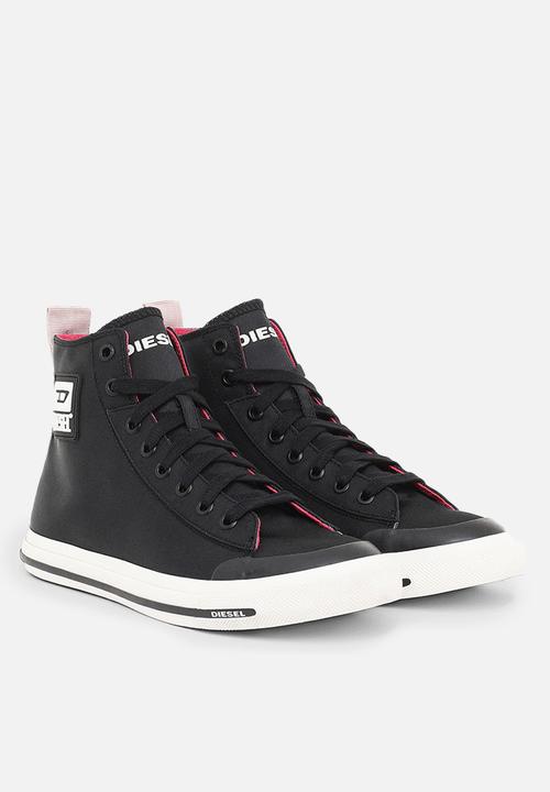 Diesel  - S-astico mid cut w  sneakers - black