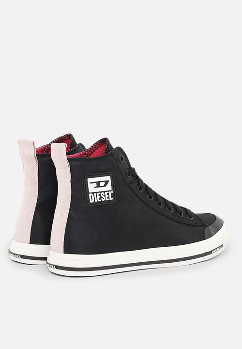 Diesel  - S-astico mid cut w  sneakers - black