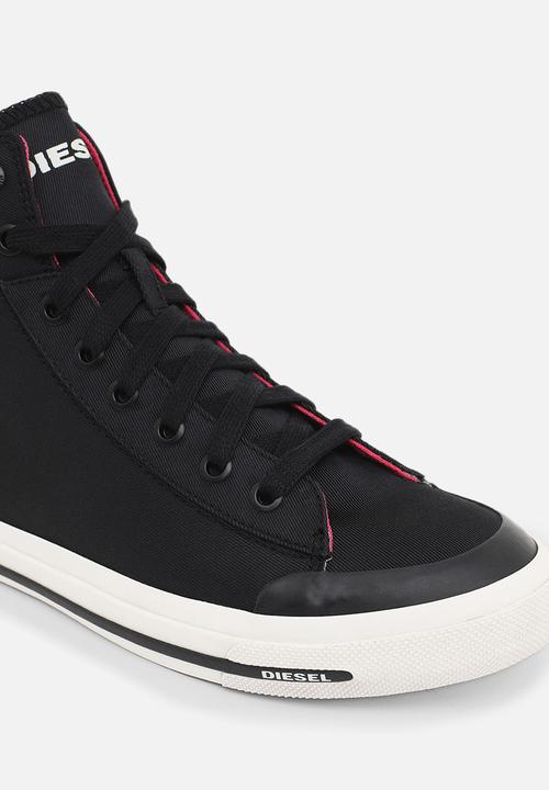 Diesel  - S-astico mid cut w  sneakers - black