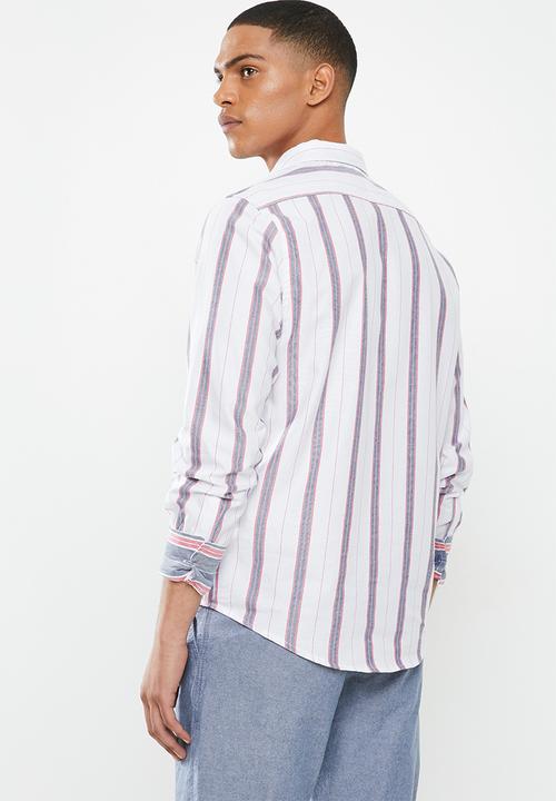 Brave Soul - Domain shirts - white 
