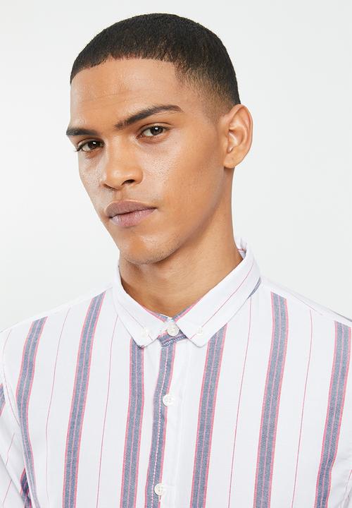 Brave Soul - Domain shirts - white 