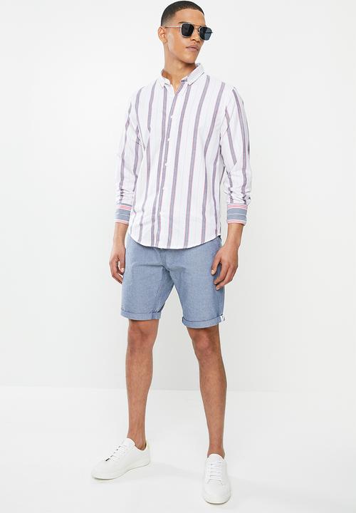 Brave Soul - Domain shirts - white 