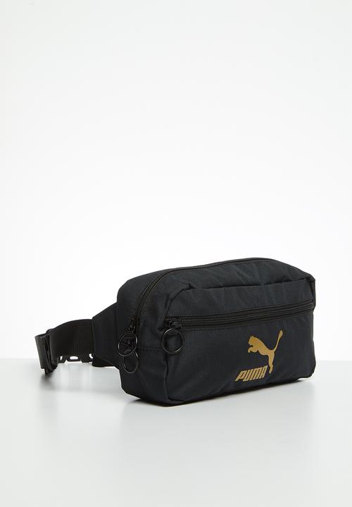 PUMA - Originals waist bag - black & gold