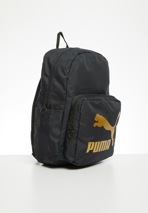 PUMA - Originals backpack - black & gold