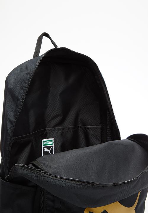 PUMA - Originals backpack - black & gold