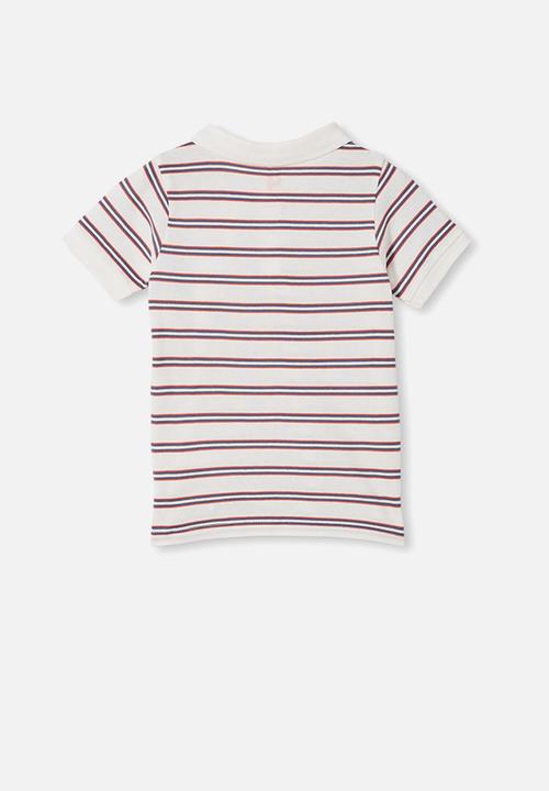 Cotton On - Kendricks polo - red/white stripe