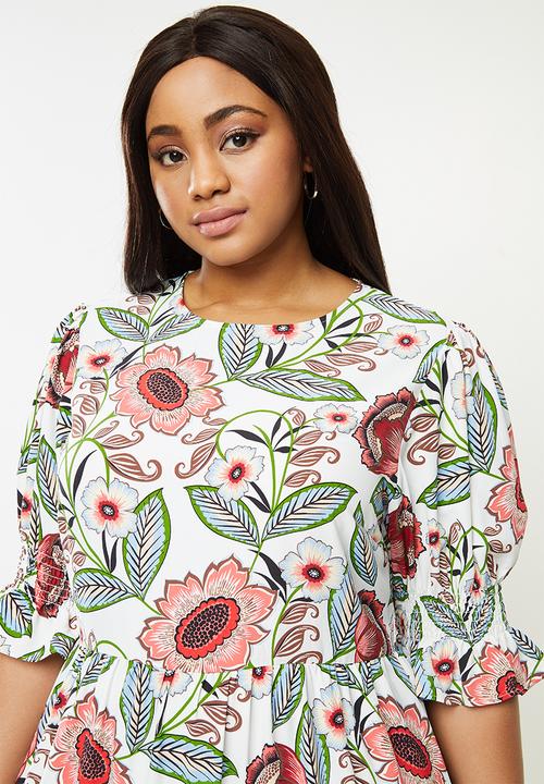 Glamorous - Plus size floral maxi - multi