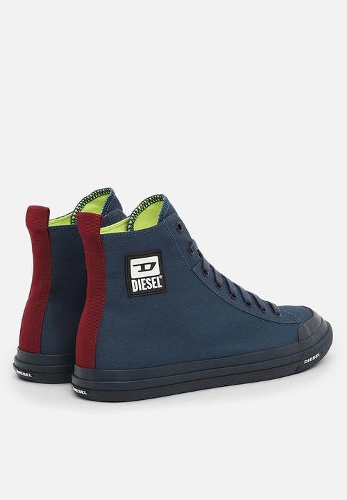 Diesel  - S-astico mid cut sneakers - reflecting pond