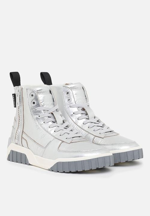 Diesel  - S-rua mc w sneakers - metallic white