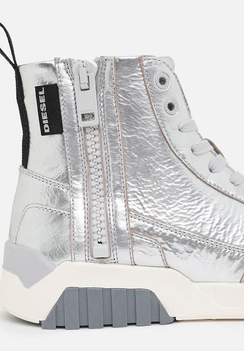 Diesel  - S-rua mc w sneakers - metallic white