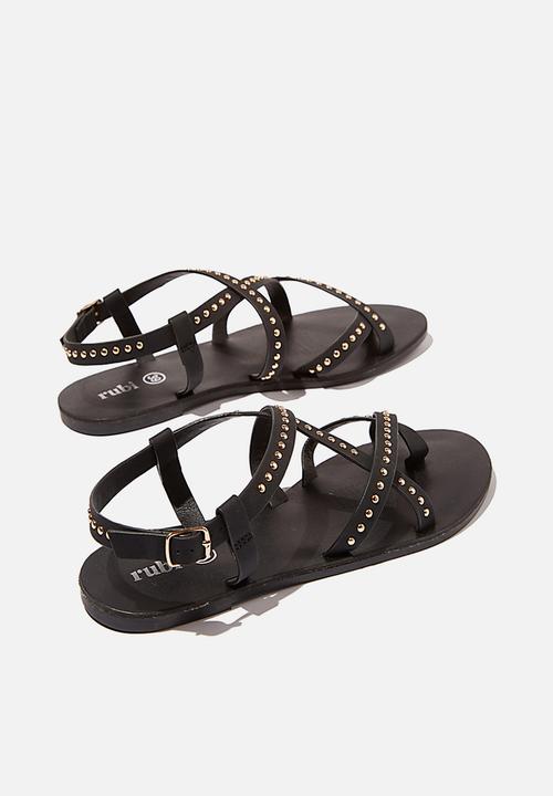 Cotton On - Tyra multi strap sandal - black 