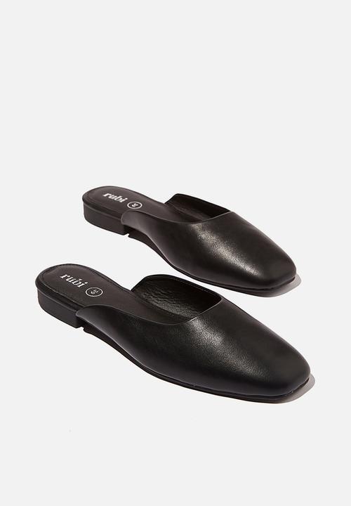Cotton On - Jeri square line mule  - black 